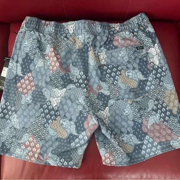 RVCA Men's ELASTIC Swim Shorts - Picture 2 of 6